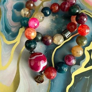 Vibrant Multicolor Beaded Bracelet